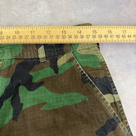 US Military Hot Weather Woodland Camo Combat Pants, Sz Small Regular Rip Stop - Picture 9 of 12